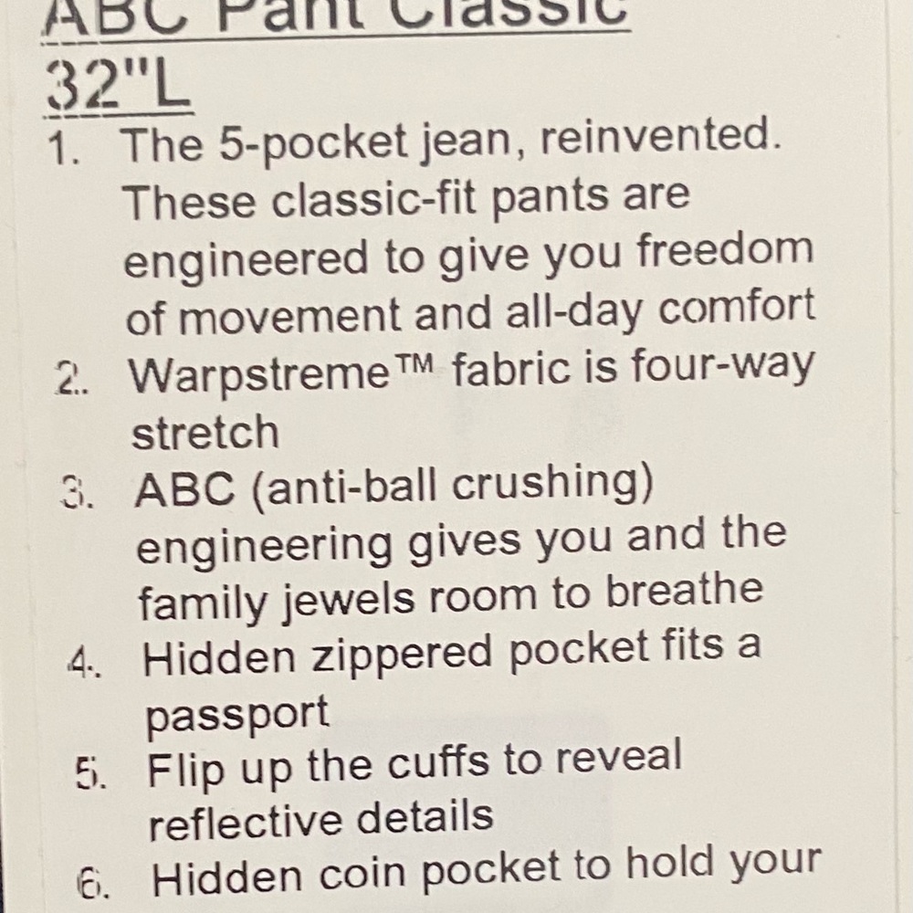 Lululemon ABC Pant Classic